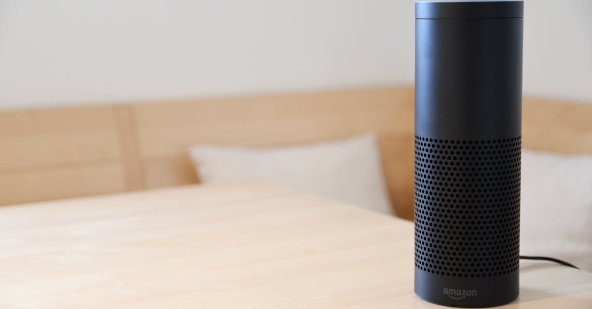 Voice commerce concept with smart speaker and voice shopping interface.
